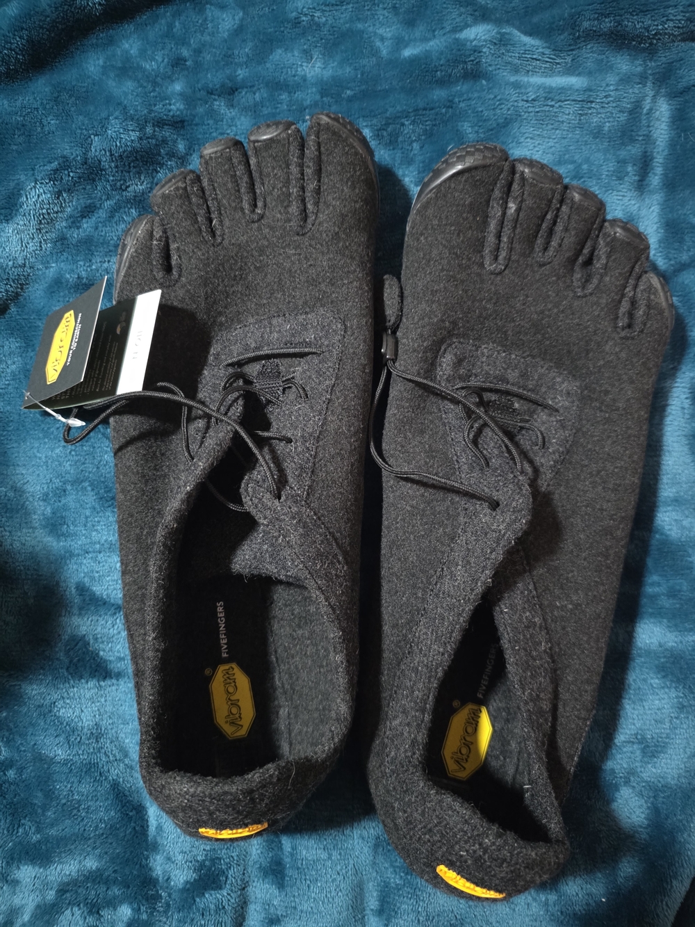 Vibram FiveFingers Men’s Black Toe Shoes - Minimalist Sock-Like Fit